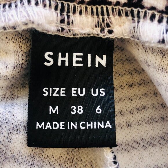 Shein Size Medium (6) Lightweight Checked Adjustable Overalls - Picture 12 of 15